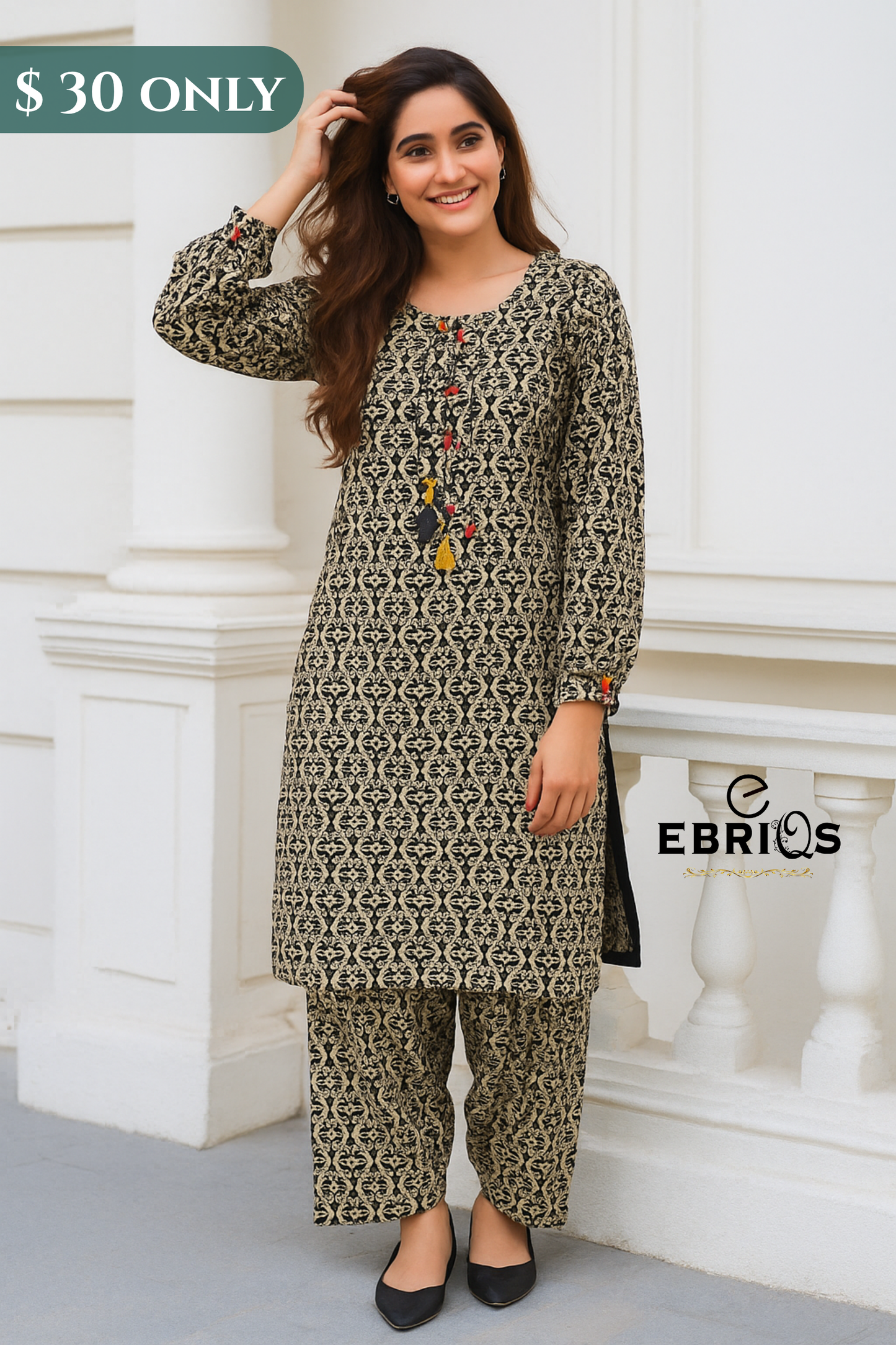 Summer Ready-to-Wear Kurti Set β Ebriqs
