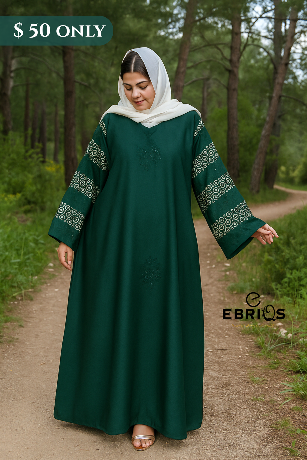 Beads Abaya -Islamic Wear only $50