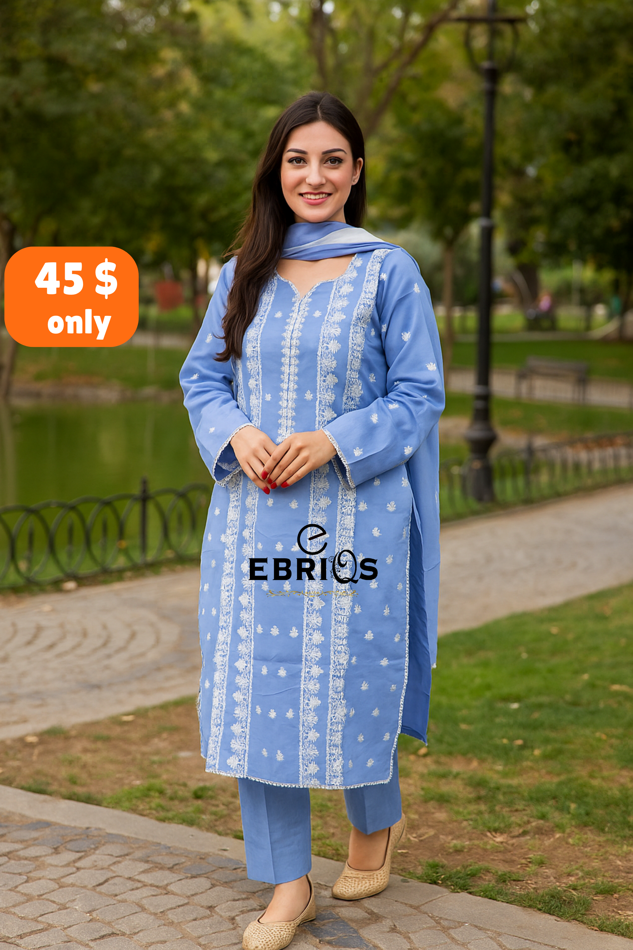 Breathable summer lawn fabric