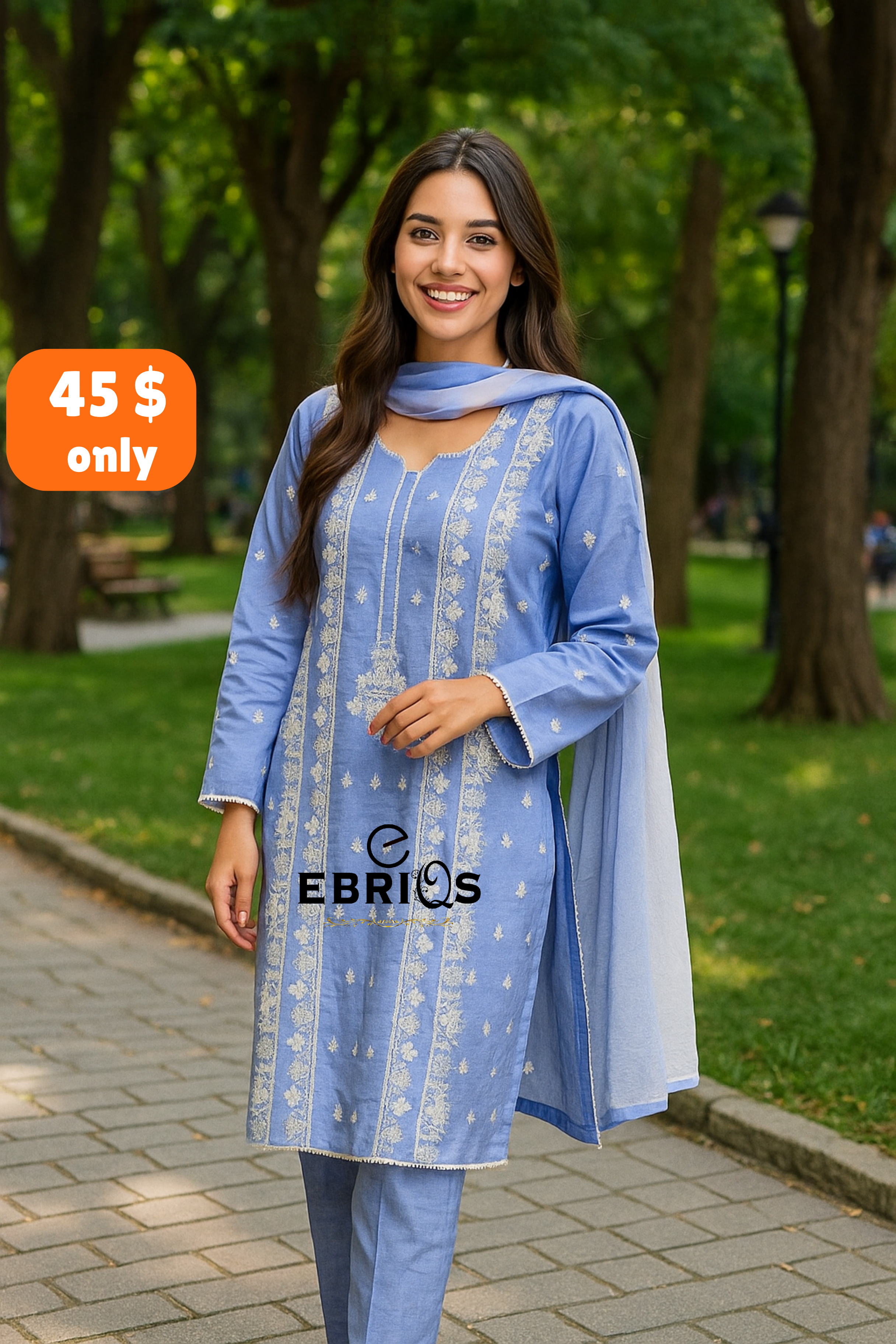 Breathable summer lawn fabric