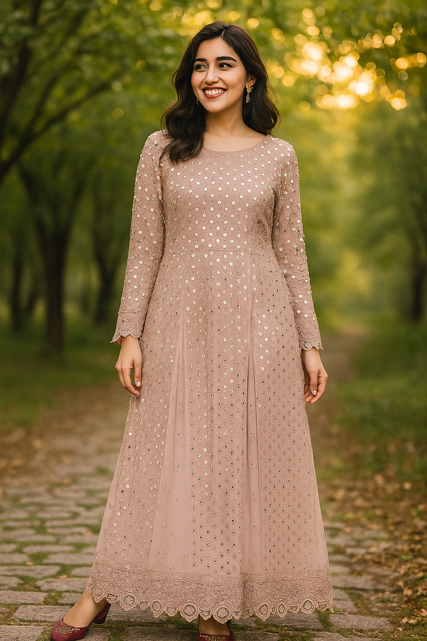 Luxurious Long Frock-Big Sale By Ebriqs