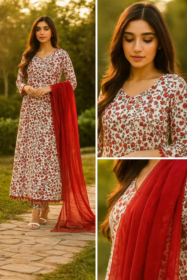 Satrangi Linen Maxi In Affordable Price -Don't Miss Out