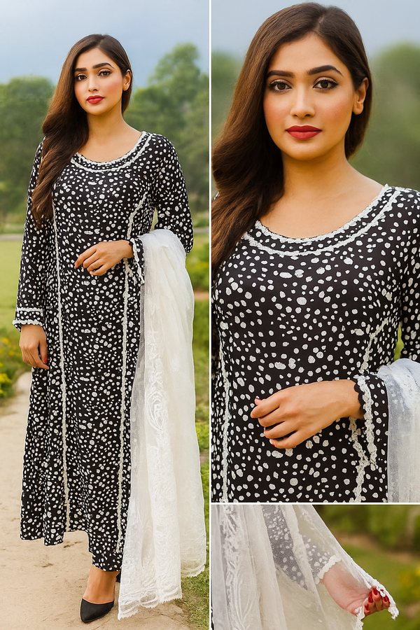 Satrangi Linen Maxi -Perfect for winter In affordable price