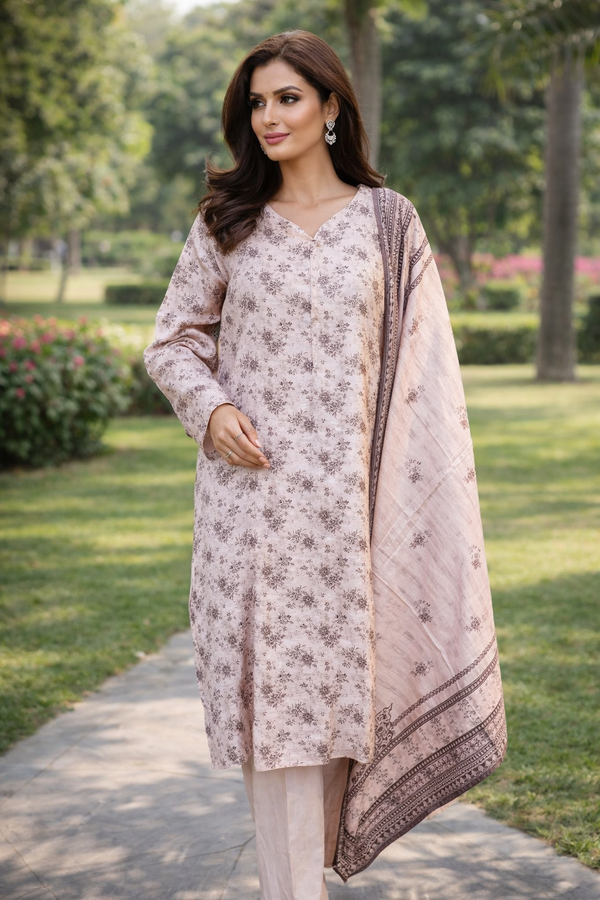 Ebriqs Mother Collection – Soft Floral Grace 3 Piece Suit
