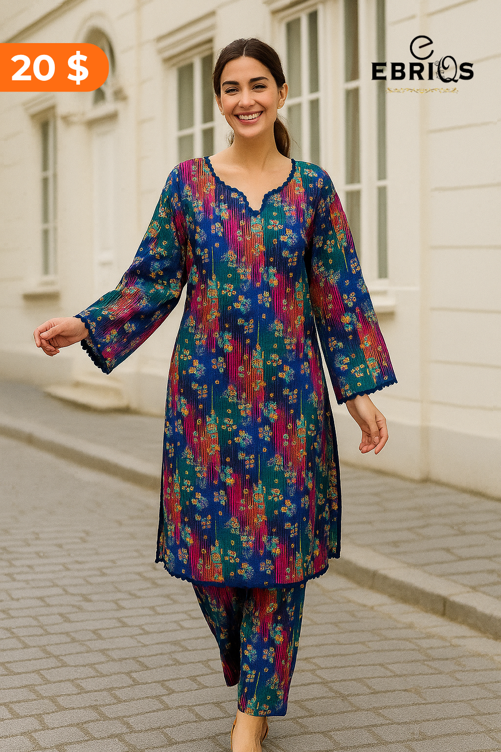 Vibrant Bloom 2-Piece Suit